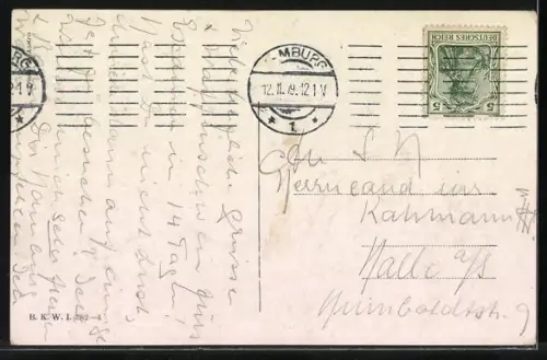 Künstler-AK Carl Josef Pollak: Studenten bei der Mensur