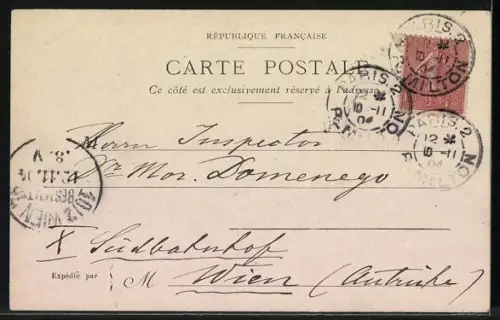 Künstler-AK Georges Stein: Paris, Cour du Carroussel