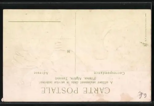 AK Mädchen befragt das Blumen-Orakel