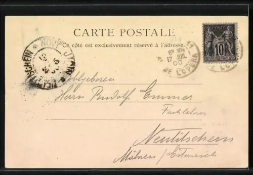 AK Paris, Exposition universelle de 1900, Palais de l`Electricité et Chateau d`Eau