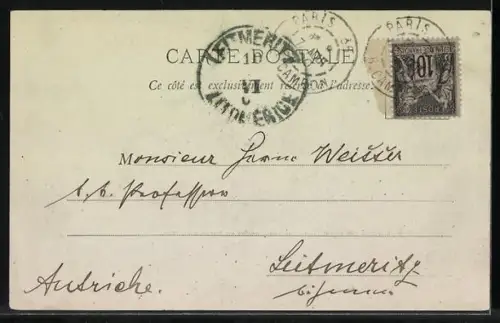 AK Paris, Exposition de 1900, Palais des Armees de Terre & de Mer, Ausstellung