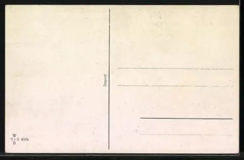 Künstler-AK Junge Frau im Badeanzug schwimmt auf einem dicken Mann