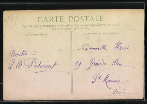 AK Ad, L`heure du bain, Drei Frauen am Strand