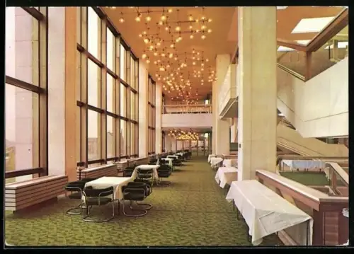 AK Berlin, Palast der Republik, Seitenfoyer, Innenansicht