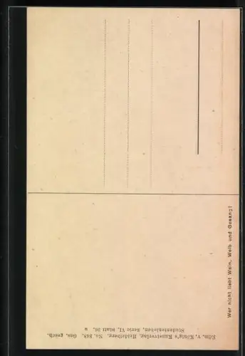 Künstler-AK Georg Mühlberg: Burschenschafter mit Gitarre und Weinglas in der Hand, Mann küsst seine Geliebte