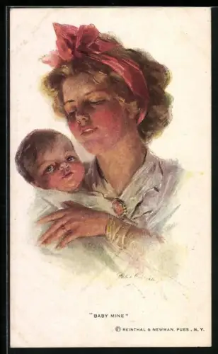 Künstler-AK Philip Boileau: Baby Mine, Mutter mit ihrem Kind