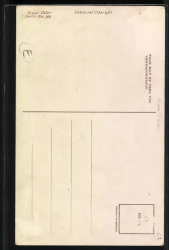 Künstler-AK Philip Boileau: Vanity, Schönheit mit Hut betrachtet sich im Handspiegel