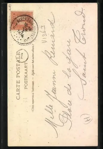 Künstler-Lithographie F. Ranot: La Belgige Pittoresque - Termonde, Partie am Wasser