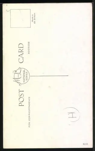 Künstler-AK Agnes Richardson: Now there`s one person I really do love, Mädchen umarmt Briefträger