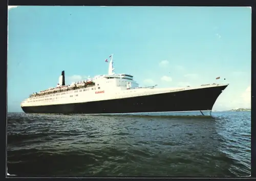 AK Passagierschiff RMS Queen Elizabeth 2, Cunard Line