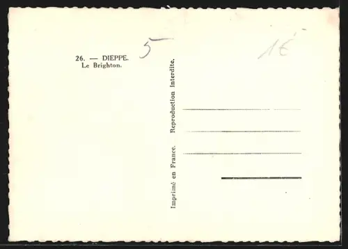 AK Passagierschiff Le Brighton vor Anker