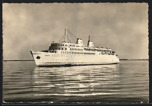 AK Das Fährschiff Sassnitz in Fahrt