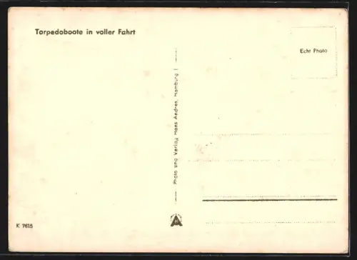 AK Torpedoboote u. a. GA u. MÖ in Kiellinie in voller Fahrt, Kriegsmarine