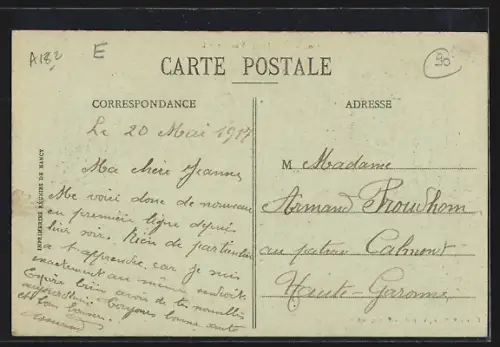 AK Réchésy, Vue générale