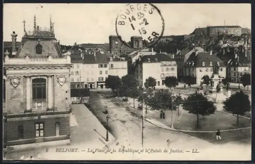 AK Belfort, La Place de la République et le Palais de Justice