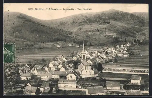 AK Lepuix-Gy, Vue générale du village au pied du Ballon d`Alsace