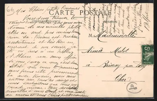 AK Lepuix-Gy, Vue générale du village au pied du Ballon d`Alsace