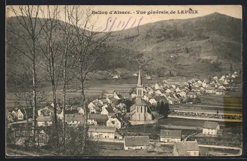AK Lepuix, Vue générale du village depuis le Ballon d`Alsace