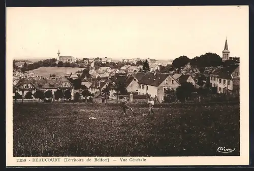 AK Beaucourt /Territoire de Belfort, Vue Générale