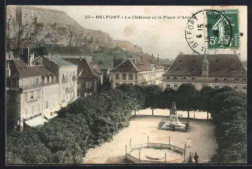 AK Belfort, Le Château et la Place d`Armes