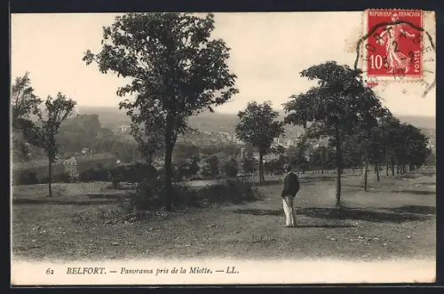 AK Belfort, Panorama pris de la Miotte