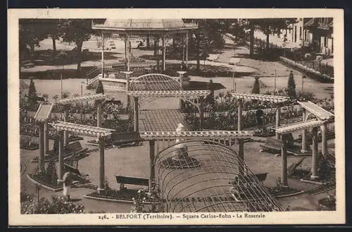 AK Belfort, Territoire, Square Carlos-Bohn, La Roseraie