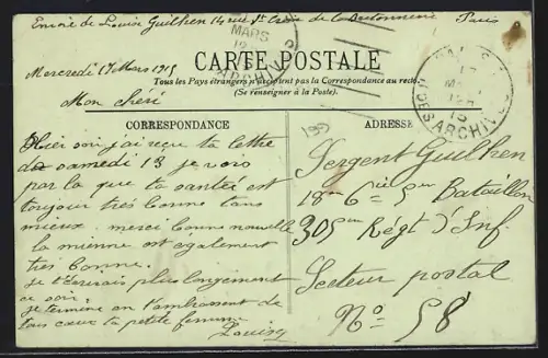 AK Belfort, La Préfecture et le Boulevard Carnot