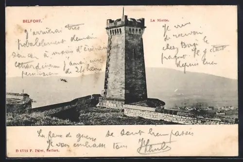 AK Belfort, La Miotte et ses fortifications historiques