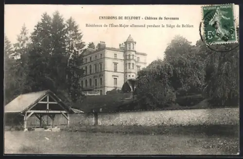 AK Belfort, Château de Sevenans, Résidence de l`État-Major allemand pendant le Siège de Belfort