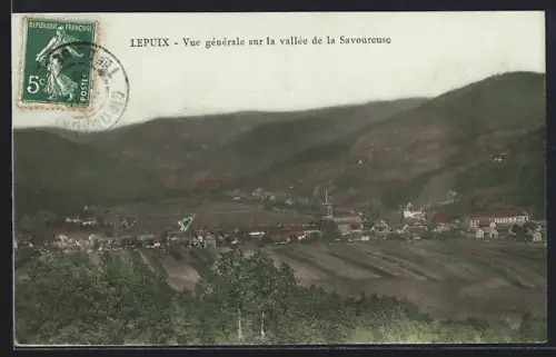 AK Lepuix, Vue générale sur la vallée de la Savoureuse