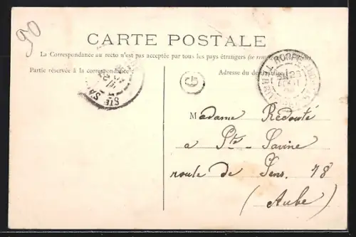 AK Phaffans, Vue Générale de l`église et des maisons environnantes