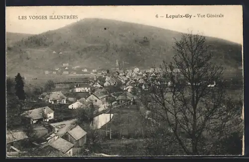 AK Lepuix-Gy, Vue Générale des Vosges et du village