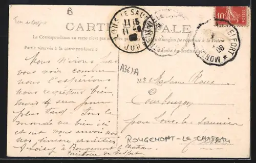 AK Rougemont-le-Château, Vue Générale