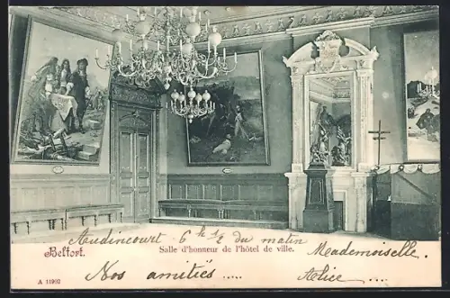 AK Belfort, Salle d`honneur de l`hôtel de ville