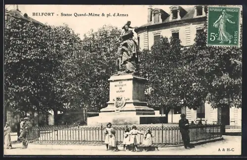 AK Belfort, Statue Quand-Même & pl. d`Armes