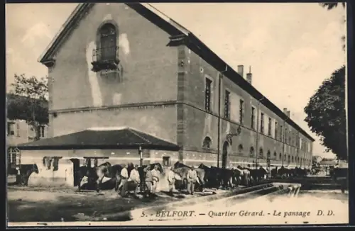 AK Belfort, Quartier Gérard, Le pansage D.D
