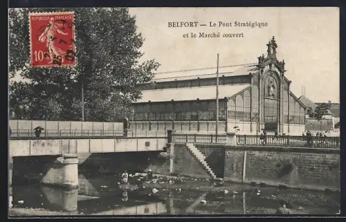 AK Belfort, Le Pont Stratégique et le Marché couvert