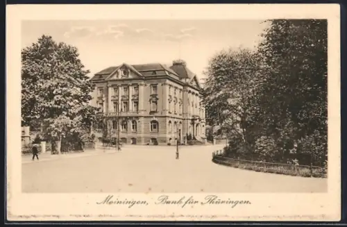AK Meiningen, Bank für Thüringen