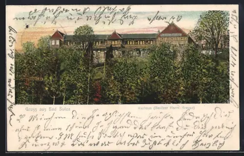 AK Bad Sulza, Kurhaus, Besitzer Herm. Kruse