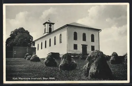 AK Innernzell /Bayr. Wald, Kath. Pfarrkirche