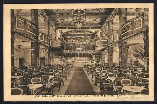 AK Berlin-Tiergarten, Café Vaterland, Potsdamer Platz