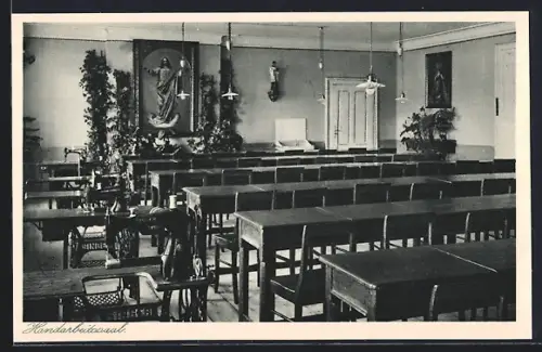 AK Altötting, Lehr- und Erziehungsinstitut der Englischen Fräulein, Handarbeitssaal