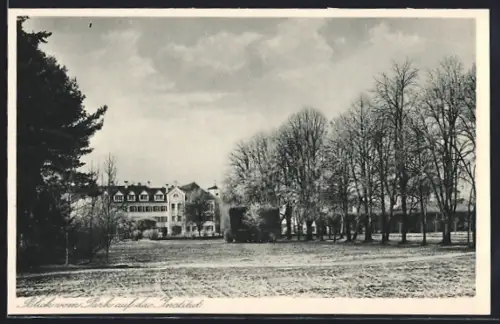 AK Altötting, Lehr- und Erziehungsinstitut der Englischen Fräulein, Parkansicht