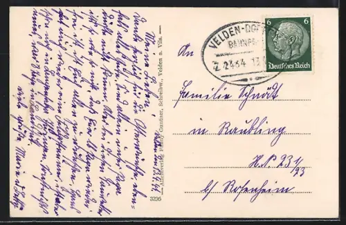 AK Velden a. d. Vils, Marktplatz