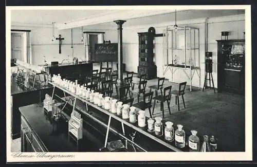 AK Altötting, Chemie-Übungsraum, Lehr- und Erziehungsinstitut der Englischen Fräulein