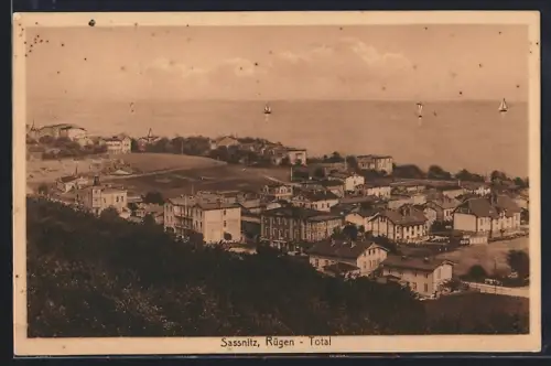 AK Sassnitz /Rügen, Totalansicht