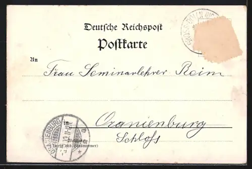 AK Berlin, Kaiser Wilhelm Brücke, Marienkirche