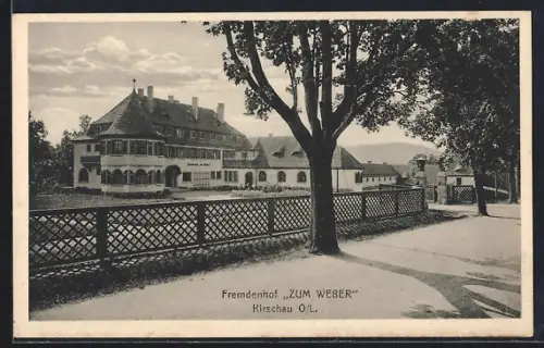 AK Kirschau /O. L., Pension Zum Weber