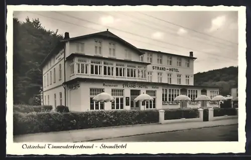 AK Timmendorferstrand, Strandhotel mit Restaurant, Bes. H. Schwarz