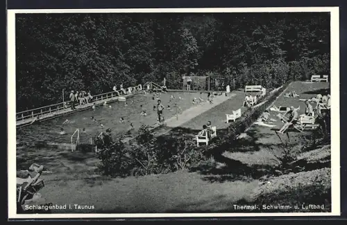 AK Schlangenbad i. Taunus, Thermal- Schwimm- u. Luftbad